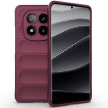 Защитный чехол Deexe Terra Case для Xiaomi Redmi Note 14 Pro Plus - Wine Red: фото 1 из 10