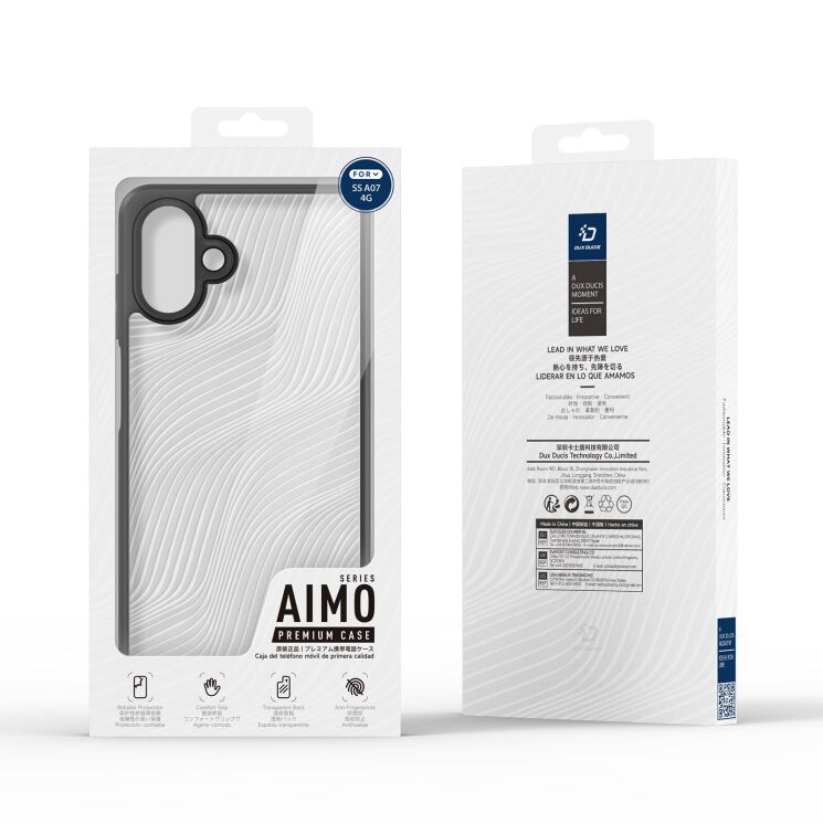 Захисний чохол DUX DUCIS Aimo Series для Samsung Galaxy A07 (A075) - Black: фото 3 з 9