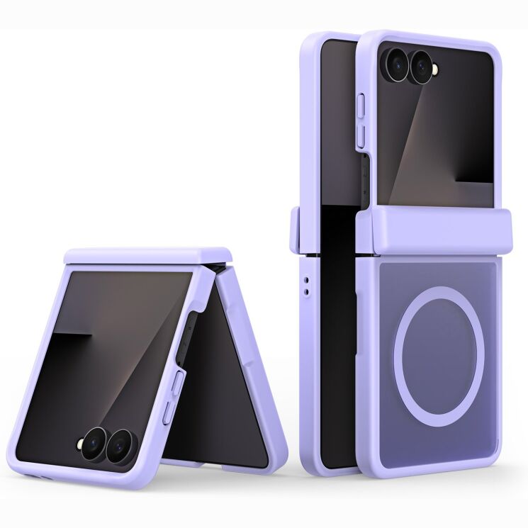 Захисний чохол DUX DUCIS Yind Series MagSafe для Samsung Galaxy Flip 8 - Light Purple (423506LV) Захисний чохол DUX DUCIS Yind Series MagSafe для Samsung Galaxy Flip 8 - Light Purple: фото 1 з 11
