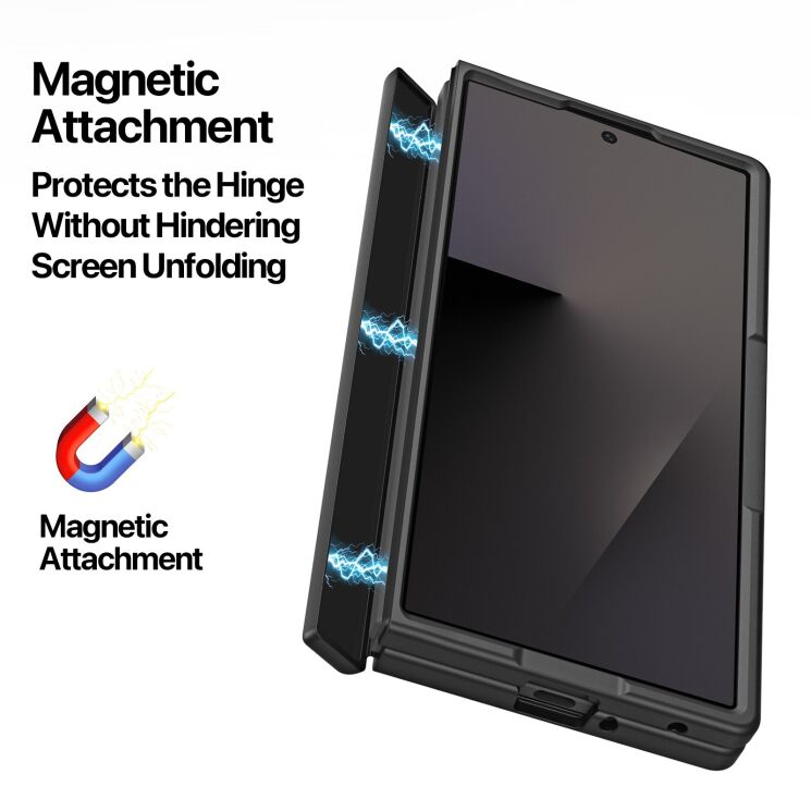 Защитный чехол DUX DUCIS Yind Series MagSafe (FF) для Samsung Galaxy Fold 8 Ultra - Black: фото 8 из 10