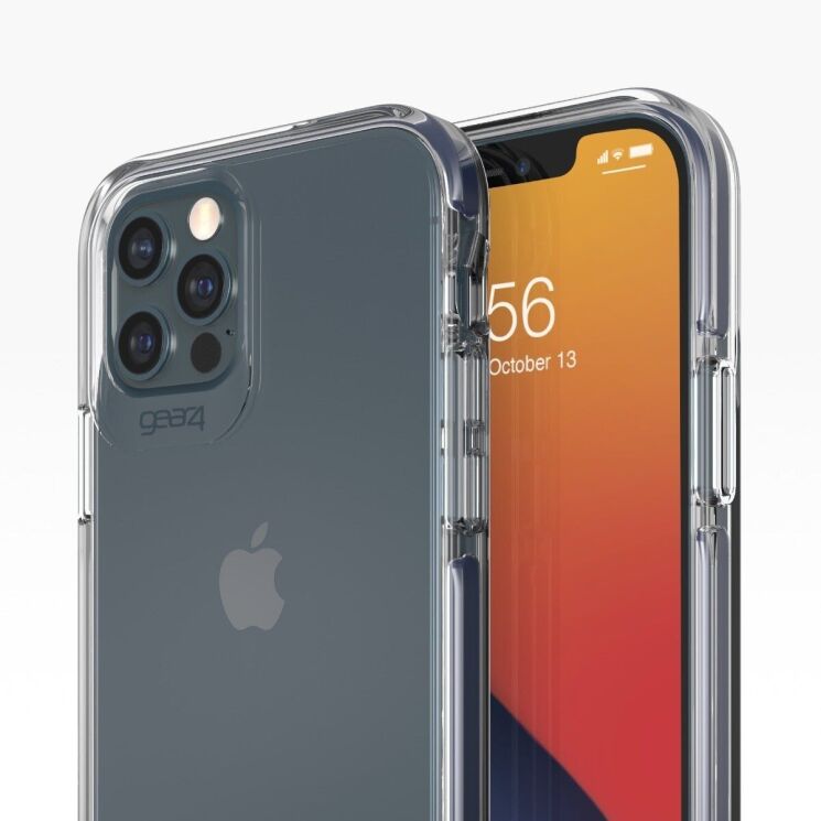 Захисний чохол Gear4 Piccadilly для Apple iPhone 12 Pro Max - Black: фото 5 з 9
