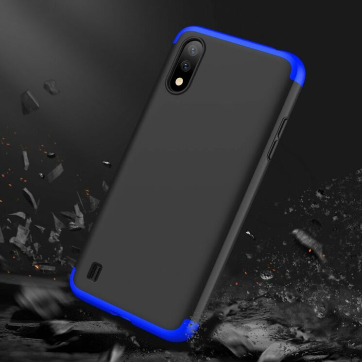 Захисний чохол GKK Double Dip Case для Samsung Galaxy A01 (A015) - Black / Blue: фото 6 з 8