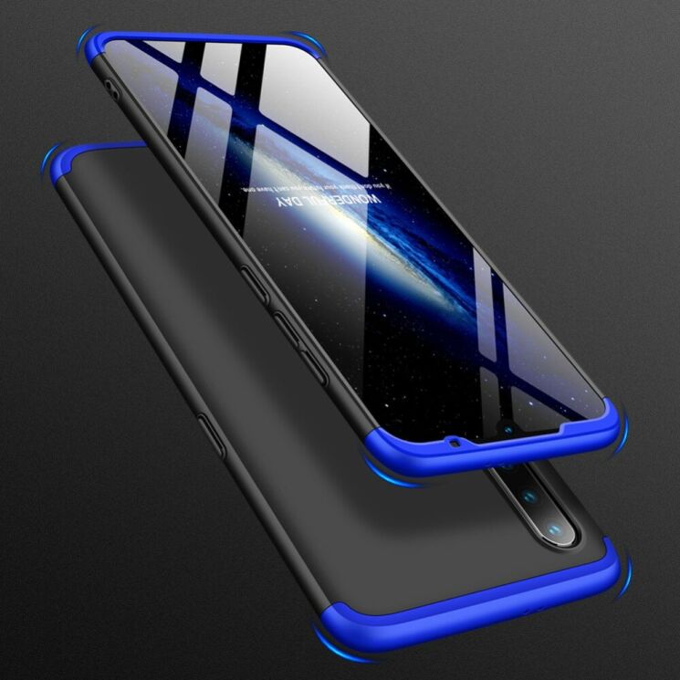 Защитный чехол GKK Double Dip Case для Xiaomi Mi 9 - Black / Blue (225149BL) Защитный чехол GKK Double Dip Case для Xiaomi Mi 9 - Black / Blue: фото 2 из 13
