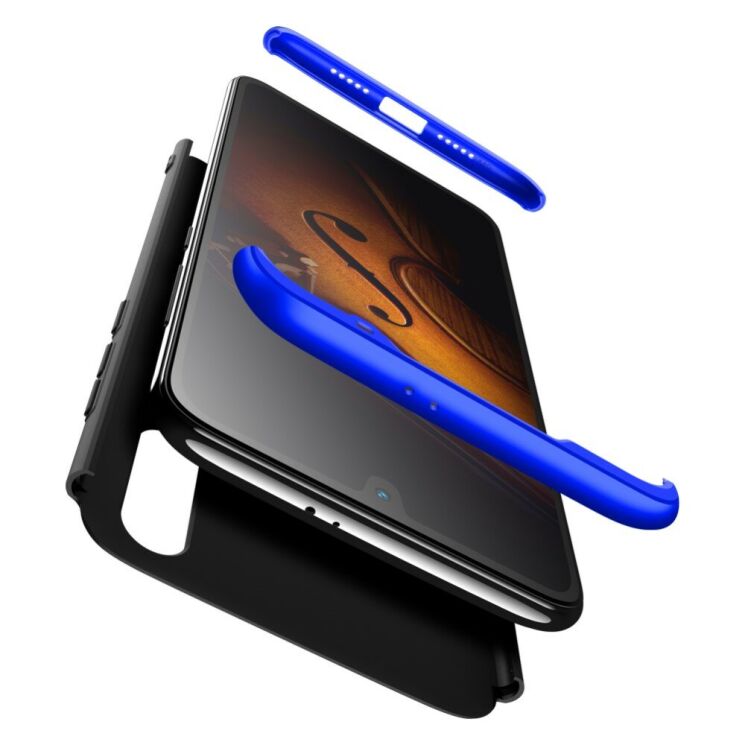 Защитный чехол GKK Double Dip Case для Xiaomi Mi 9 - Black / Blue (225149BL) Защитный чехол GKK Double Dip Case для Xiaomi Mi 9 - Black / Blue: фото 3 из 13