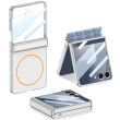 Защитный чехол GKK Magnetic Shell для Samsung Galaxy Flip 7 - Silver (383950S)