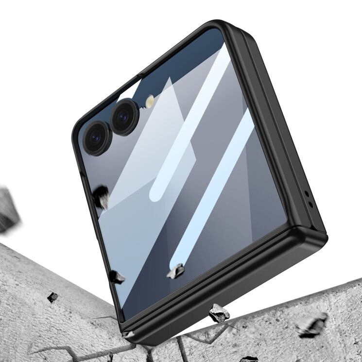 Защитный чехол GKK Magnetic Shell для Samsung Galaxy Flip 7 - Black: фото 7 из 9