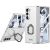 Защитный чехол GKK Ring Shell для Samsung Galaxy Fold 6 - Silver: фото 1 из 8