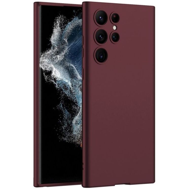 Защитный чехол GKK Slim для Samsung Galaxy S24 Ultra - Wine Red: фото 1 из 10