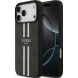 Защитный чехол Guess 4G Printed Stripes MagSafe для iPhone 17 Pro Max (GUHMP17XP4RPSK) - Black (402879B). Фото 1 из 9