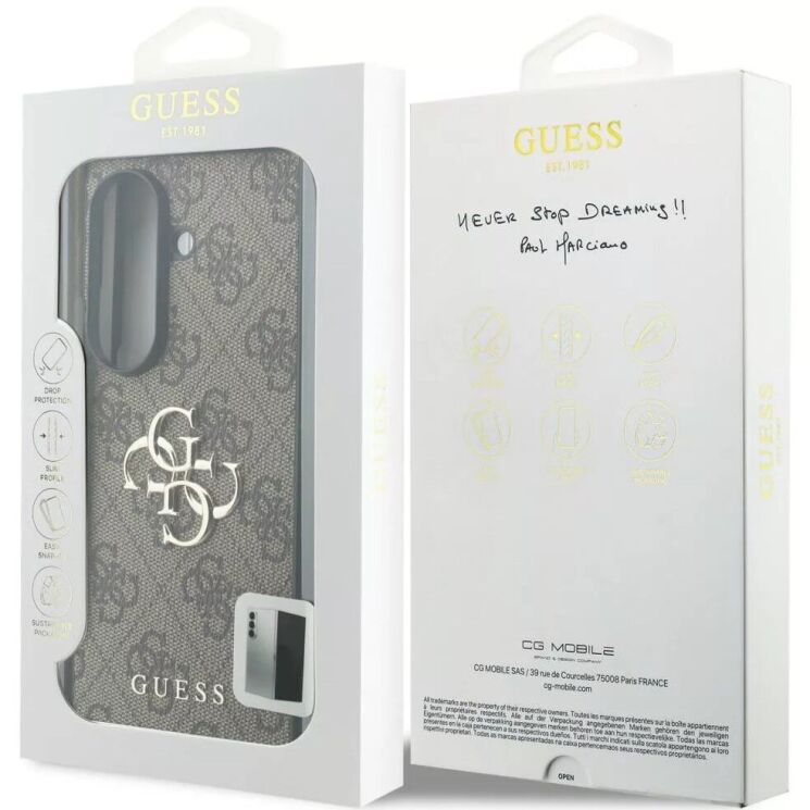 Захисний чохол Guess Big 4G Logo для Samsung Galaxy Fold 8 Ultra (GUHCZFD84GMGBR) - Brown: фото 7 з 7
