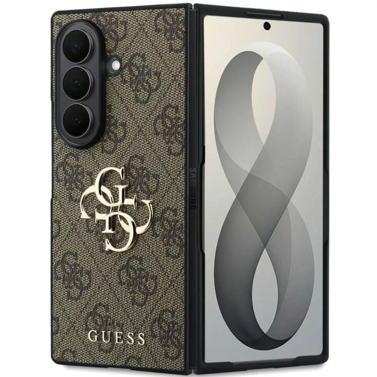 Захисний чохол Guess Big 4G Logo для Samsung Galaxy Fold 8 Ultra (GUHCZFD84GMGBR) - Brown: фото 1 з 7