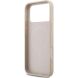 Защитный чехол Guess Leather 4G Triangle Strass MagSafe для iPhone 17 Pro Max (GUHMP17XP4TDPLP) - Pink (402886P). Фото 7 из 9