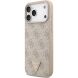 Защитный чехол Guess Leather 4G Triangle Strass MagSafe для iPhone 17 Pro Max (GUHMP17XP4TDPLP) - Pink (402886P). Фото 3 из 9