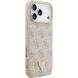 Защитный чехол Guess Leather 4G Triangle Strass MagSafe для iPhone 17 Pro Max (GUHMP17XP4TDPLP) - Pink (402886P). Фото 4 из 9