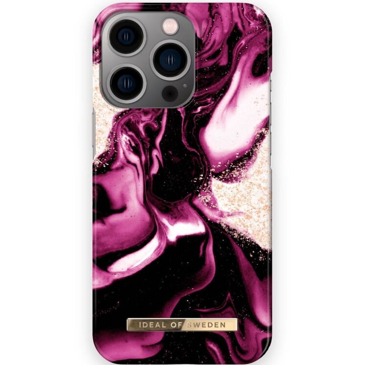 Защитный чехол iDeal Of Sweden Printed Case для Apple iPhone 13 Pro (IDFCAW21I2161P-319) - Golden Ruby Marble: фото 1 из 4