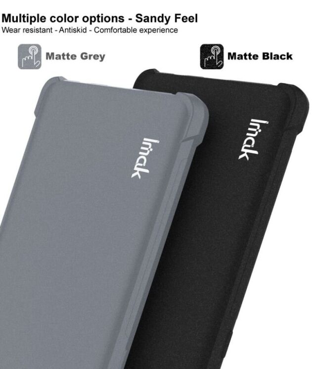 Защитный чехол IMAK Airbag Sand Case для Samsung Galaxy S23 Plus (S916) - Black: фото 6 из 11