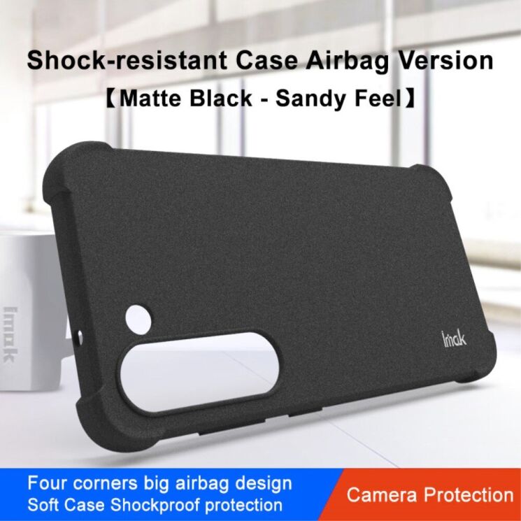 Защитный чехол IMAK Airbag Sand Case для Samsung Galaxy S23 Plus (S916) - Black: фото 4 из 11