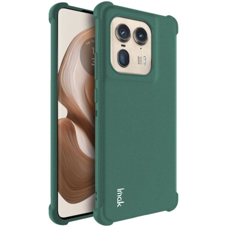 Защитный чехол IMAK Airbag Sand Case для Motorola Edge 50 Ultra - Green: фото 1 из 10