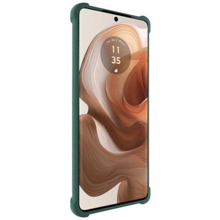 Защитный чехол IMAK Airbag Sand Case для Motorola Edge 50 Ultra - Green: фото 4 из 10