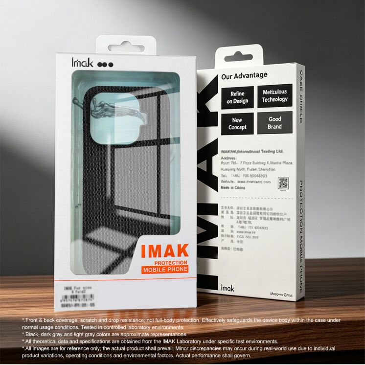 Защитный чехол IMAK Fabric Case для Xiaomi Poco F9 Ultra - Black (430130B) Защитный чехол IMAK Fabric Case для Xiaomi Poco F9 Ultra - Black: фото 8 из 8