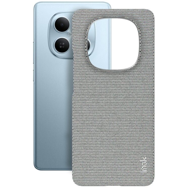 Защитный чехол IMAK Fabric Case для Xiaomi Redmi Note 15 (4G/5G) / Poco M8 5G - Light Grey: фото 2 из 8