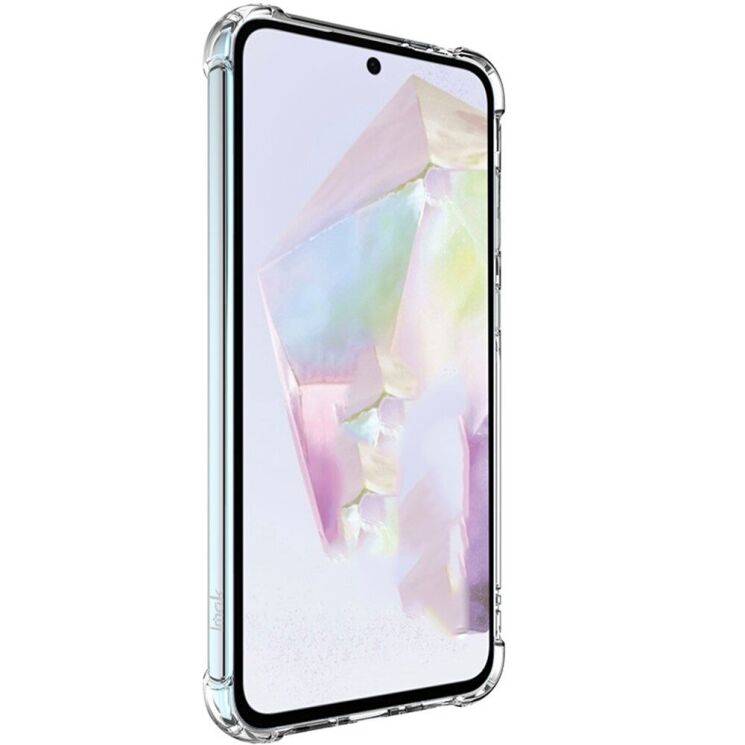 Защитный чехол IMAK Space Shield для Samsung Galaxy A56 (A566) - Transparent: фото 3 из 8