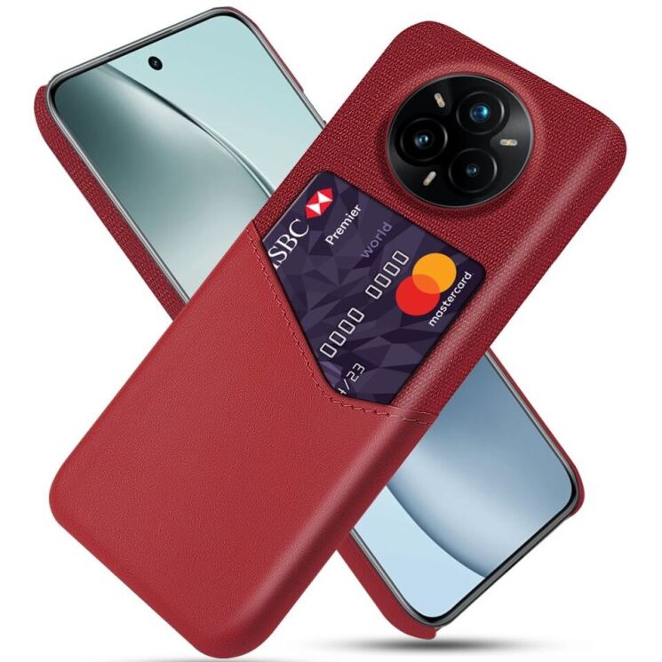 Защитный чехол KSQ Business Pocket для Realme 14 Pro Plus - Red: фото 1 из 4