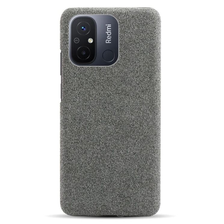 Защитный чехол KSQ Cloth Style для Xiaomi Redmi 12C - Grey: фото 2 из 5