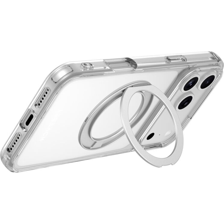 Защитный чехол LEREACH TOC Crystal MagStand (FP) для iPhone 18 Pro Max / 17 Pro Max - Transparent: фото 5 из 16