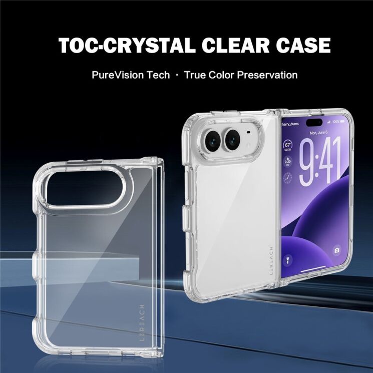 Защитный чехол LEREACH TOC Crystal Series (FF) для iPhone Duo - Transparent (435024T) Защитный чехол LEREACH TOC Crystal Series (FF) для iPhone Duo - Transparent: фото 8 из 18