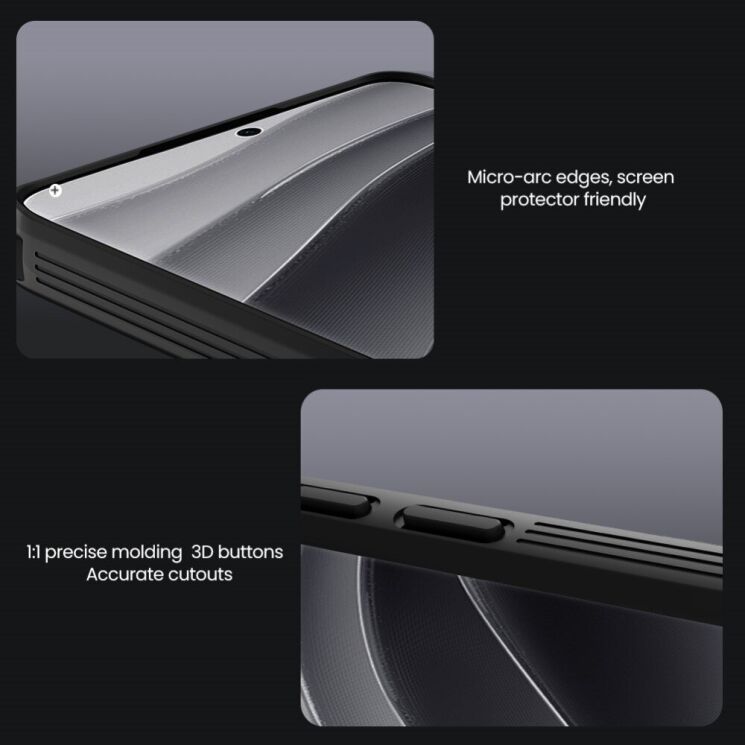 Защитный чехол NILLKIN CamShield Pro для Xiaomi Redmi Note 14 Pro 5G - Black: фото 14 из 15