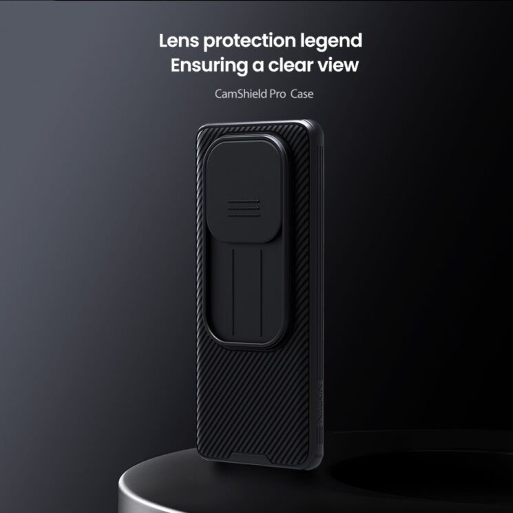 Защитный чехол NILLKIN CamShield Pro для Xiaomi Redmi Note 14 Pro 5G - Black: фото 6 из 15
