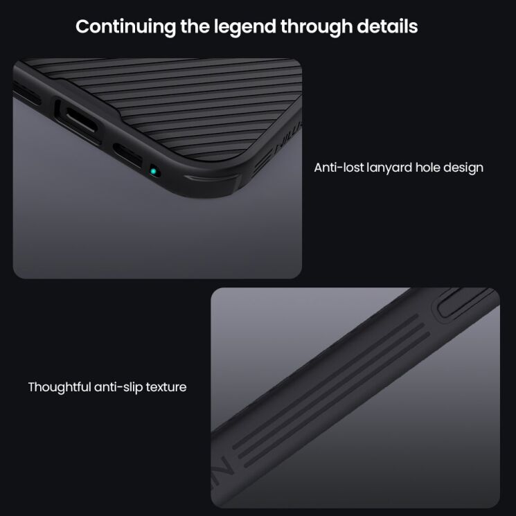 Захисний чохол NILLKIN CamShield Pro (with MagSafe Support) для Apple iPhone 17 - Black: фото 15 з 18