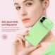 Защитный чехол NILLKIN CamShield Silky Silicone Case для Apple iPhone 14 Pro Max - Green (301273G). Фото 7 из 13
