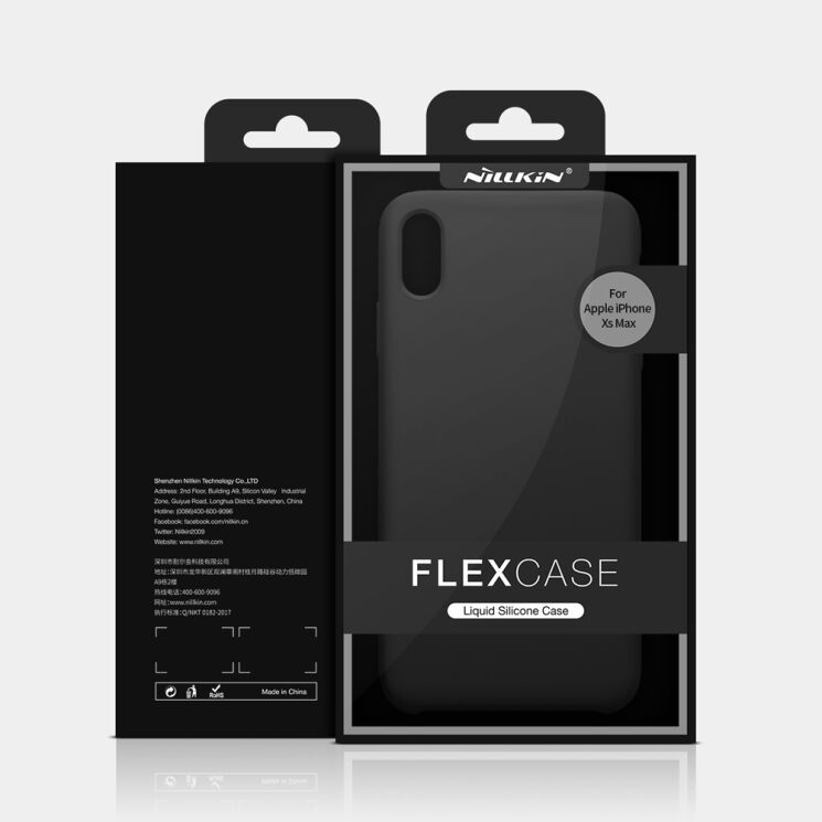 Захисний чохол NILLKIN Flex Pure Series для Apple iPhone XS Max - Red: фото 13 з 13