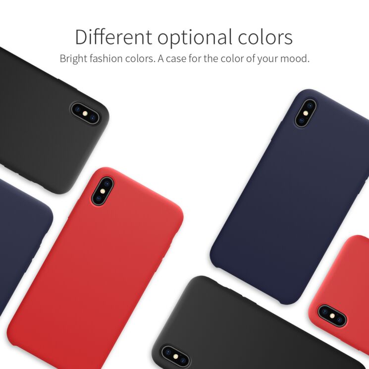 Захисний чохол NILLKIN Flex Pure Series для Apple iPhone XS Max - Red: фото 10 з 13