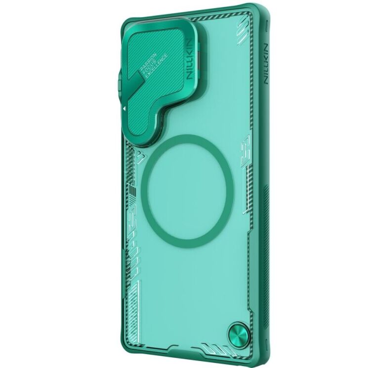 Защитный чехол NILLKIN Iceblade Prop для Samsung Galaxy S25 Ultra (S938) - Green: фото 3 из 18