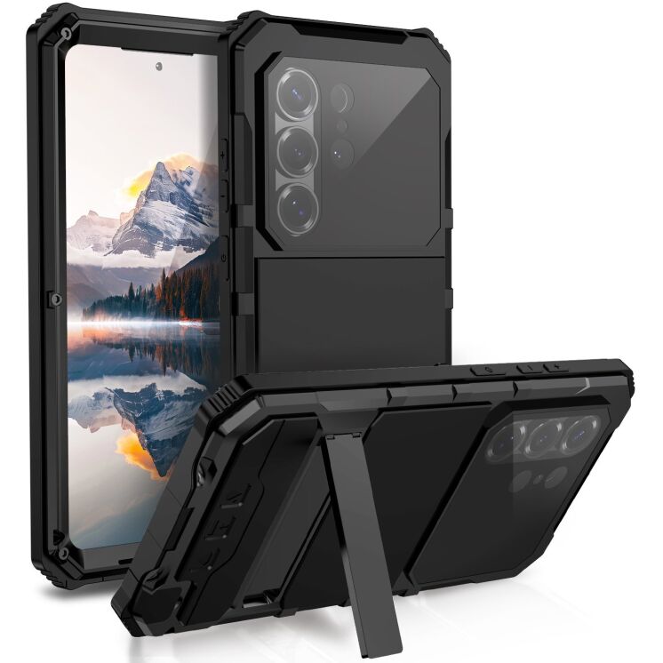 Захисний чохол R-JUST Armor Core для Samsung Galaxy S26 Ultra (S948) - Black: фото 1 з 8