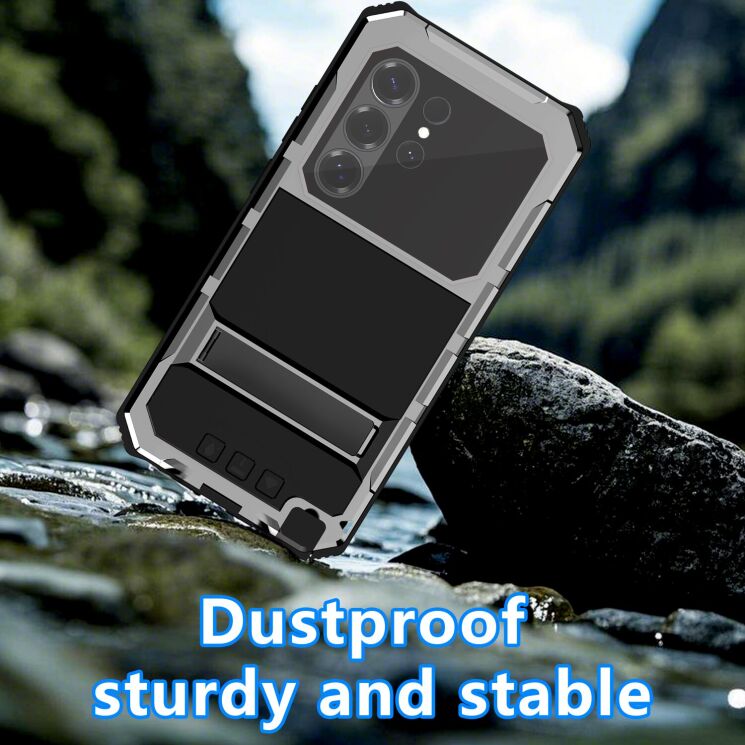 Захисний чохол R-JUST Armor Core для Samsung Galaxy S26 Ultra (S948) - Black: фото 6 з 8