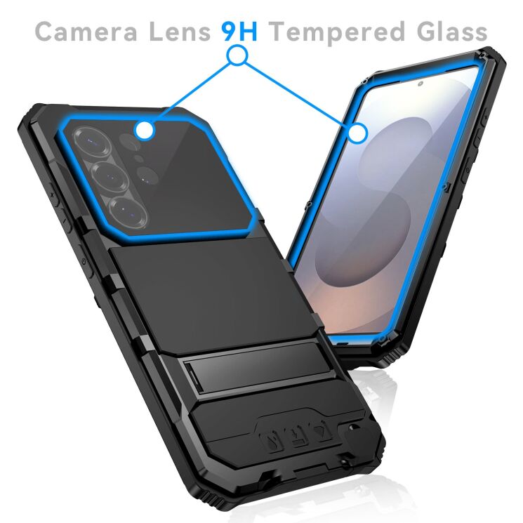 Захисний чохол R-JUST Armor Core для Samsung Galaxy S26 Ultra (S948) - Black: фото 2 з 8