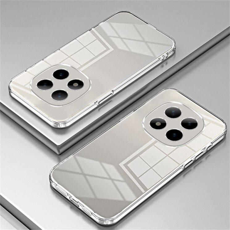 Защитный чехол Reframe Electroplating Frame для Xiaomi Redmi Note 15 Pro Plus / Poco M8 Pro 5G - Transparent: фото 2 из 7