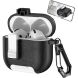Захисний чохол Reframe Leather Texture для Apple AirPods 4 - Black / White (364457BW). Фото 1 з 6