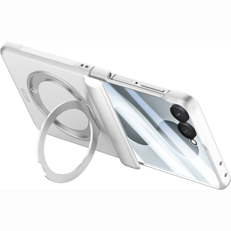 Захисний чохол Reframe Ring Stand Case для Samsung Galaxy Flip 8 - Silver: фото 4 з 13