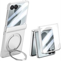Захисний чохол Reframe Ring Stand Case для Samsung Galaxy Flip 8 - Silver: фото 1 з 13