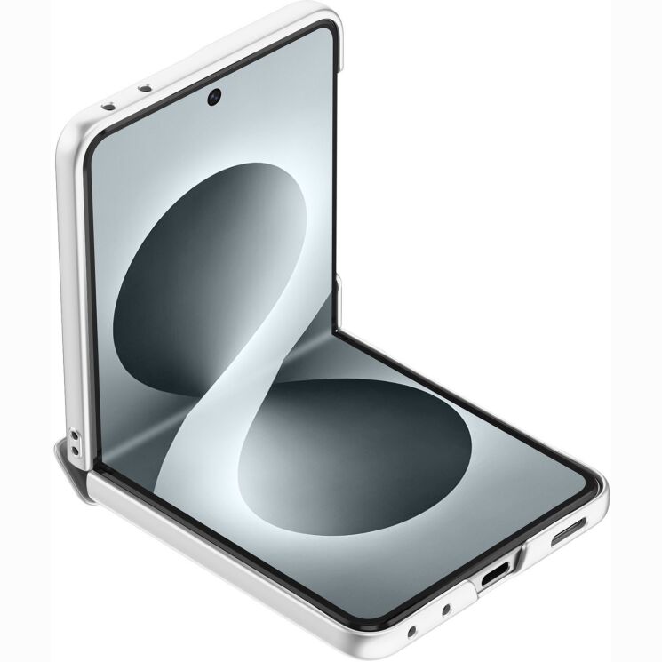 Захисний чохол Reframe Ring Stand Case для Samsung Galaxy Flip 8 - Silver: фото 7 з 13