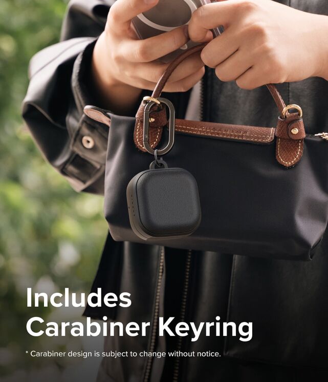 Защитный чехол Ringke Onyx Magnetic для Samsung Galaxy Buds 4 / Buds 4 Pro (8800328816800) - Black: фото 7 из 13