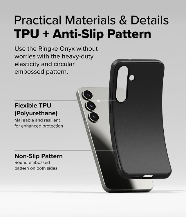 Захисний чохол Ringke Onyx Magnetic (FP) для Samsung Galaxy S25 (S931) 8800274968356 - Black: фото 11 з 17