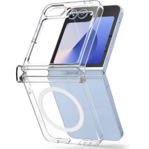 Защитный чехол Ringke Slim Hinge Magnetic для Samsung Galaxy Flip 6 (8809961787676) - Matte Clear: фото 1 из 22