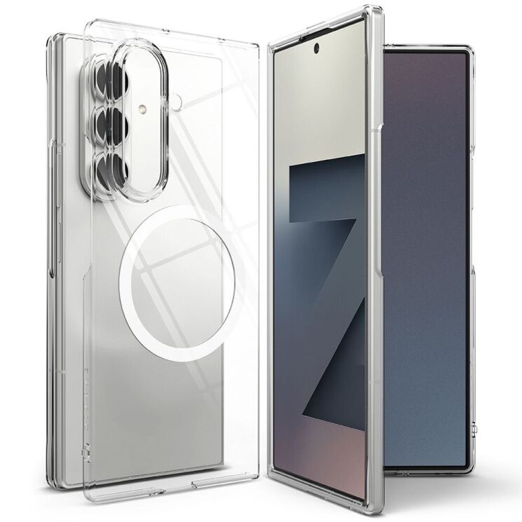 Захисний чохол Ringke Slim Magnetic для Samsung Galaxy Fold 7 - Clear: фото 3 з 23