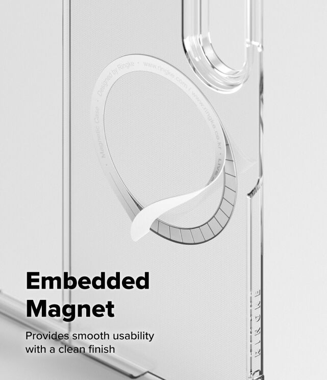 Захисний чохол Ringke Slim Magnetic для Samsung Galaxy Fold 7 - Clear: фото 8 з 23